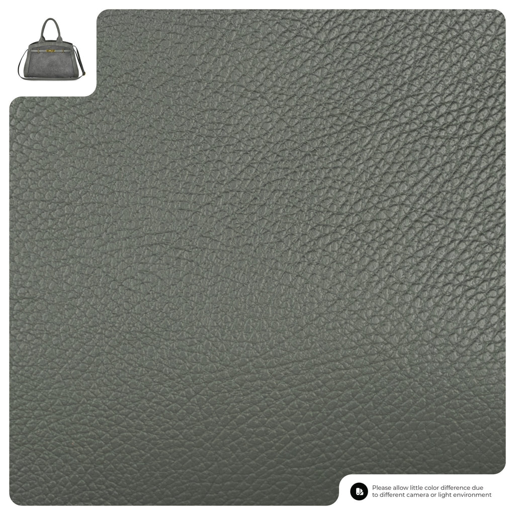 Italian Genuine Suede & Full-Grain Leather Top-Handle Bag | Forlì - Che Cose Belle