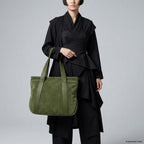 Italian Genuine Suede & Full-Grain Leather Tote Bag | Varese - Che Cose Belle