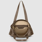 Italian Genuine Suede & Full-Grain Leather Tote Bag | Varese - Che Cose Belle