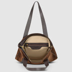 Italian Genuine Suede & Full-Grain Leather Tote Bag | Varese - Che Cose Belle