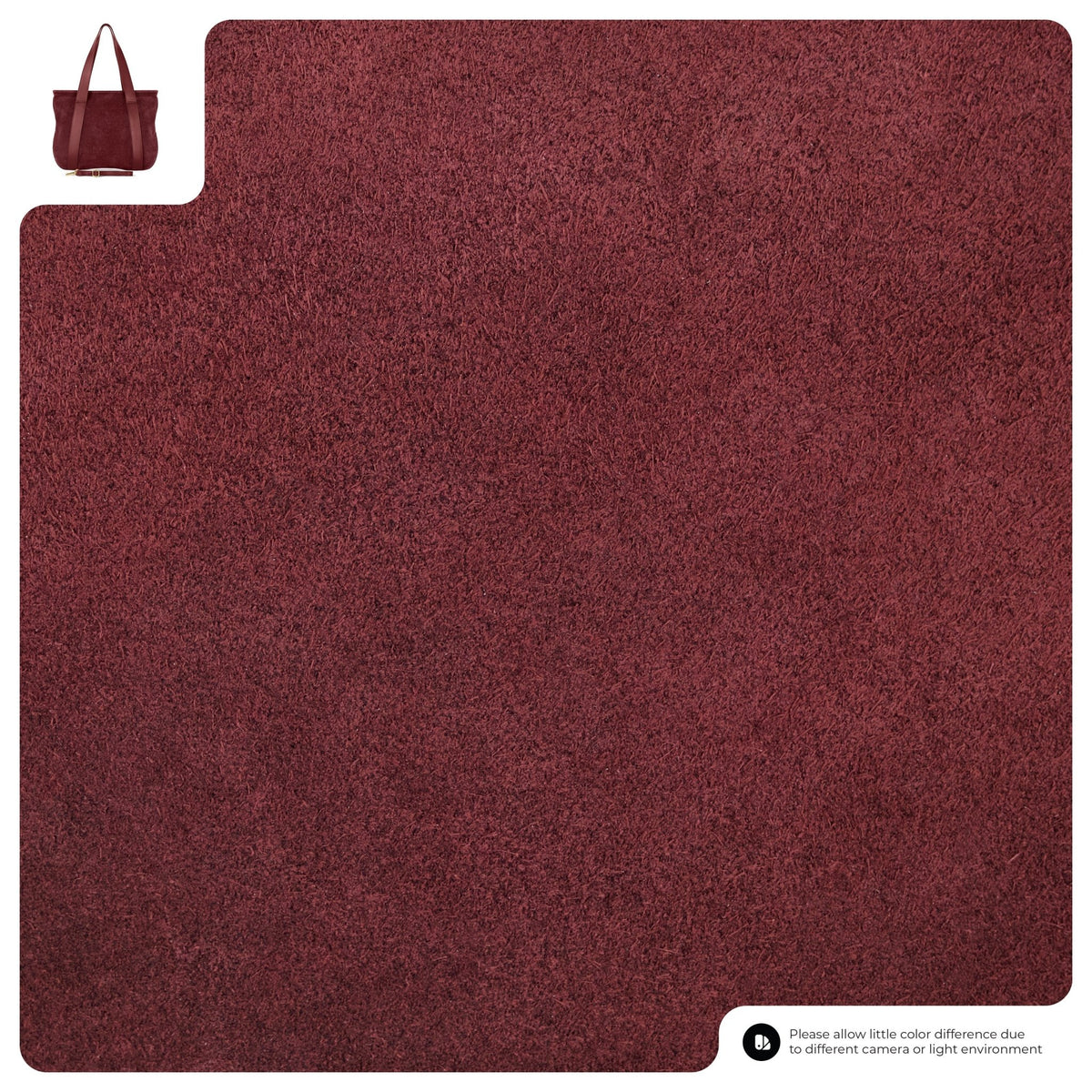 Italian Genuine Suede & Full-Grain Leather Tote Bag | Varese - Che Cose Belle