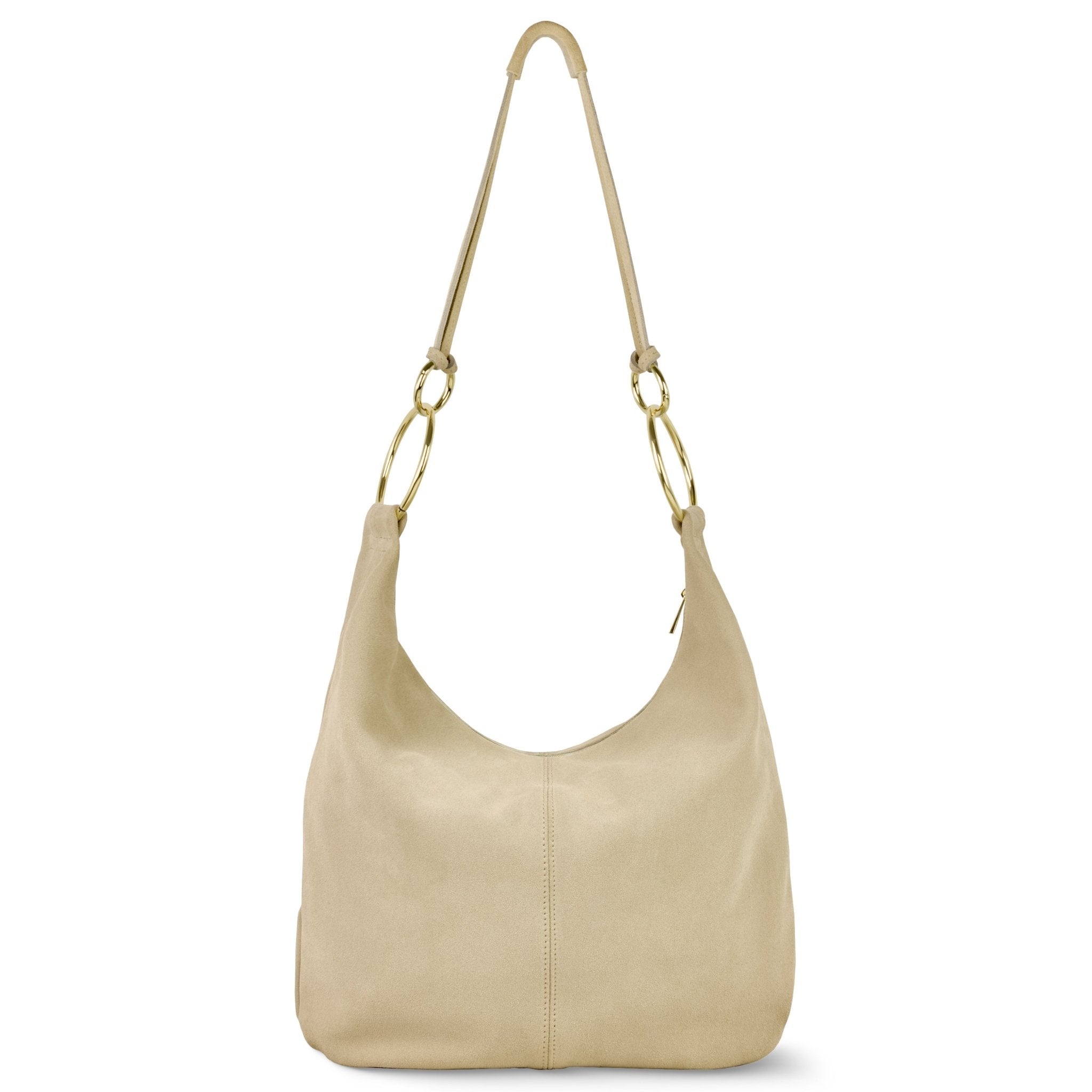 Italian Genuine Suede Hobo Bag 272510 - Che Cose Belle