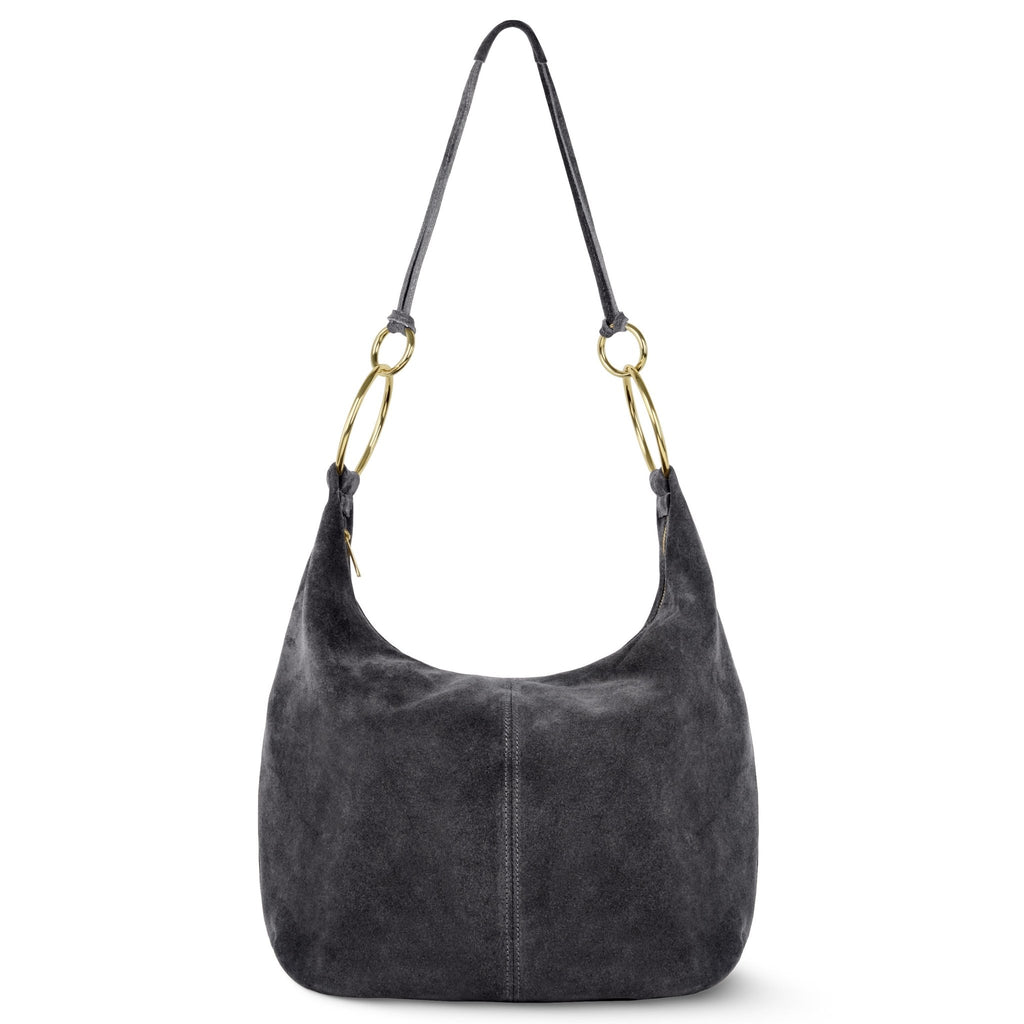 Italian Genuine Suede Hobo Bag 272510 - Che Cose Belle