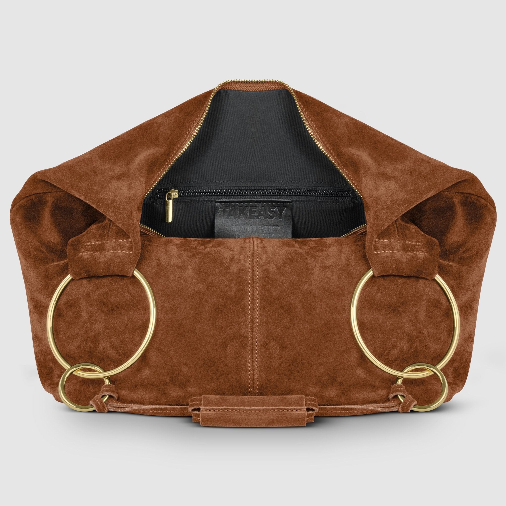 Italian Genuine Suede Hobo Bag 272510 - Che Cose Belle