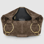 Italian Genuine Suede Hobo Bag 272510 - Che Cose Belle