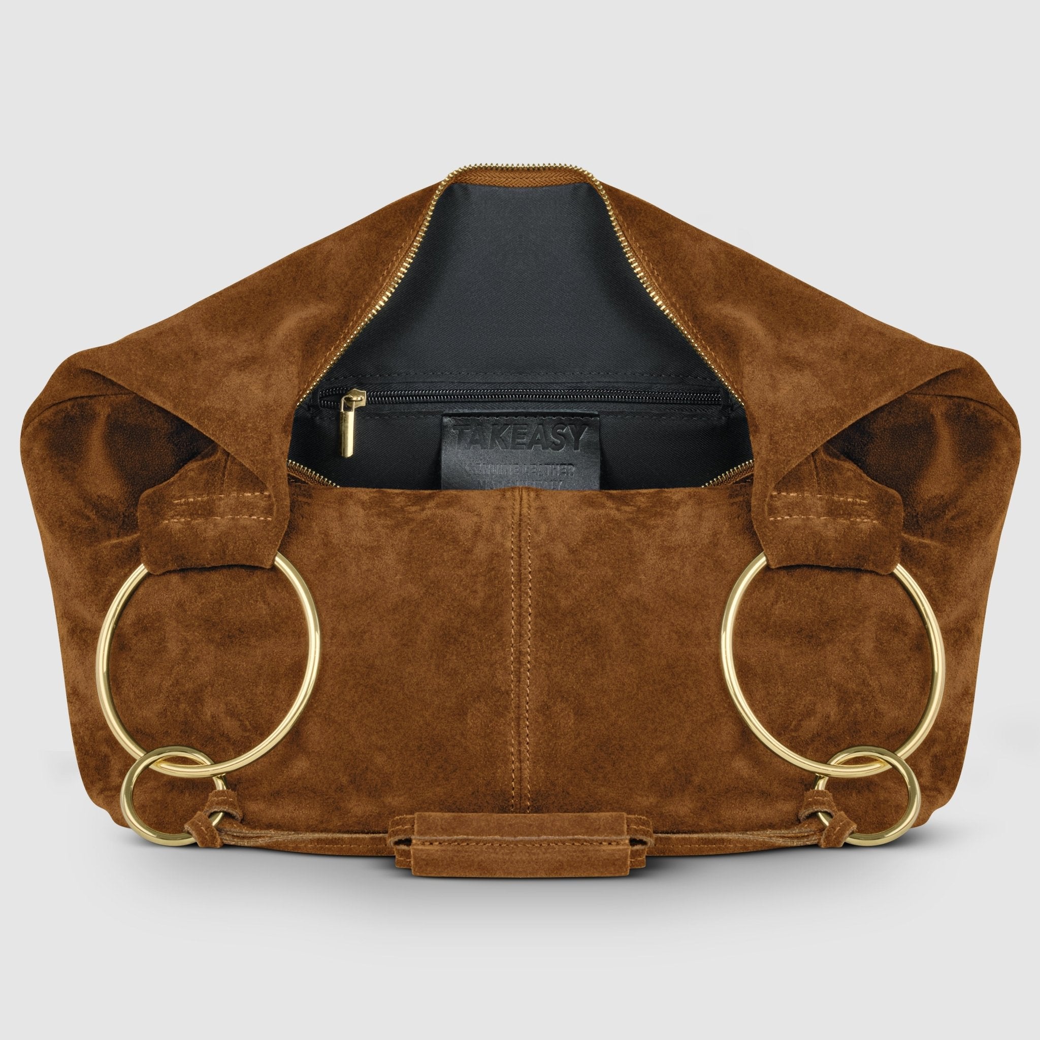 Italian Genuine Suede Hobo Bag 272510 - Che Cose Belle