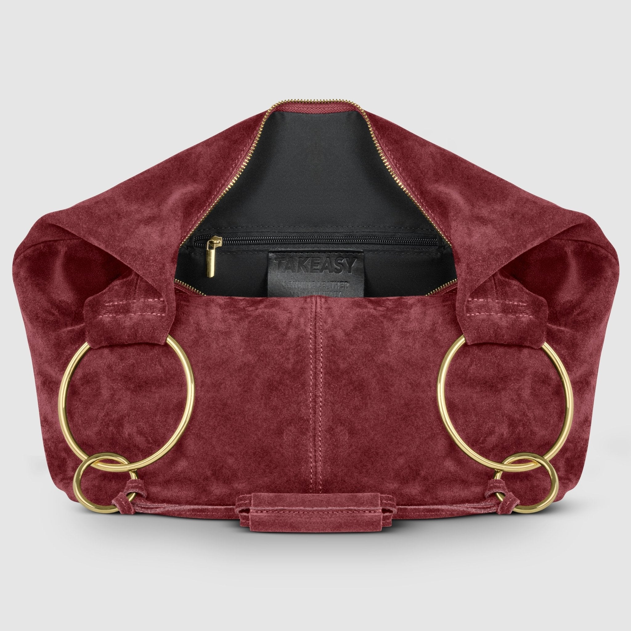 Italian Genuine Suede Hobo Bag 272510 - Che Cose Belle