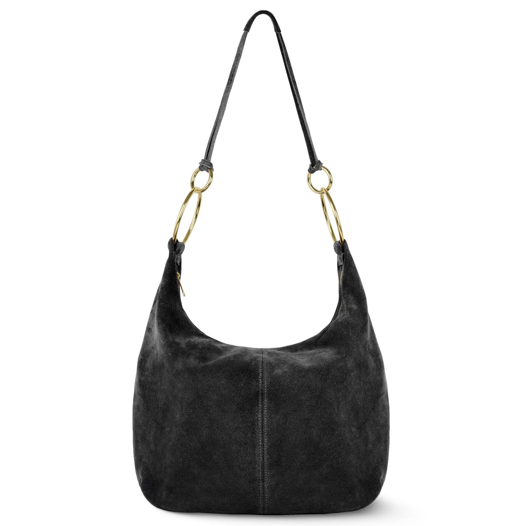 Italian Genuine Suede Hobo Bag 272510 - Che Cose Belle