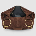 Italian Genuine Suede Hobo Bag 272510 - Che Cose Belle