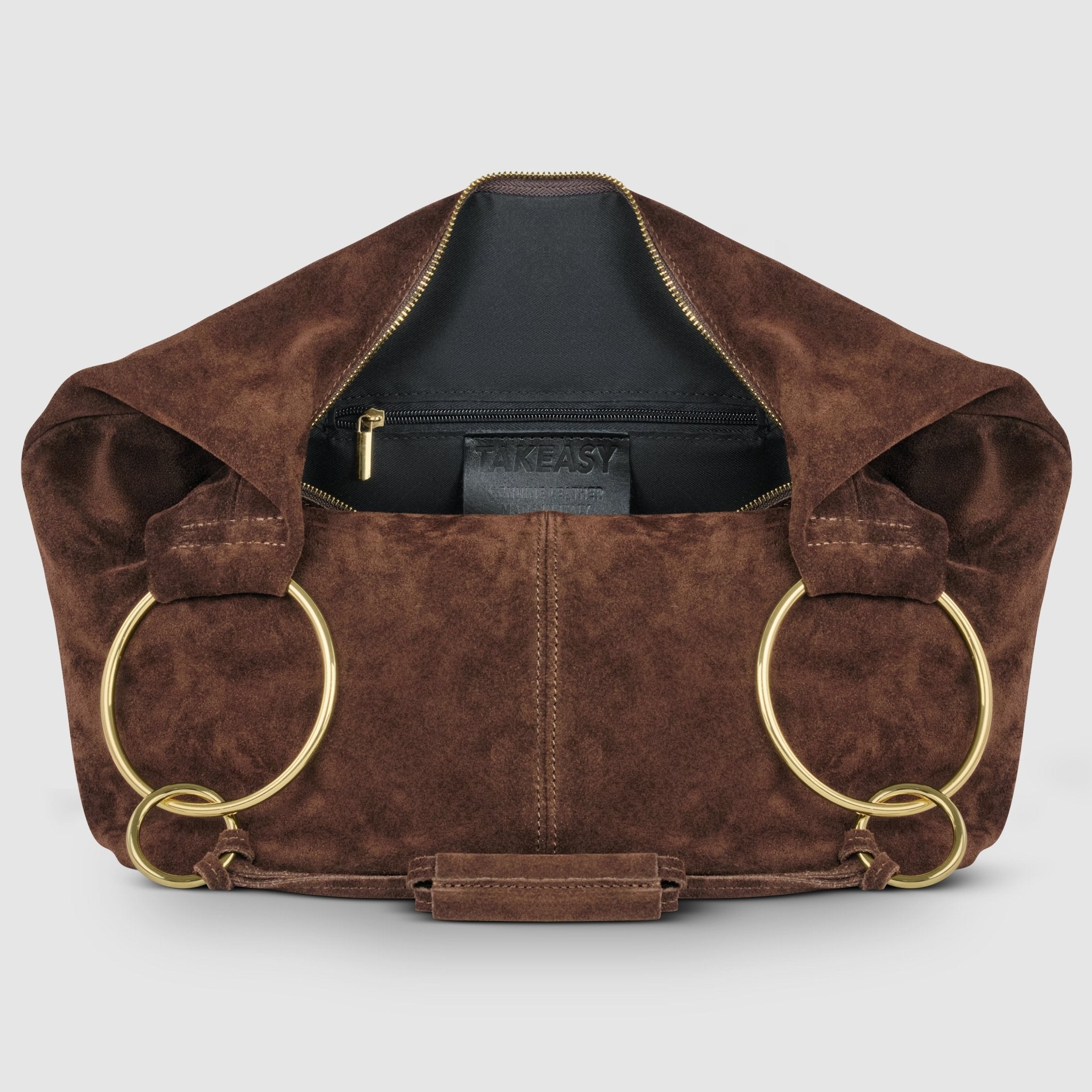 Italian Genuine Suede Hobo Bag 272510 - Che Cose Belle