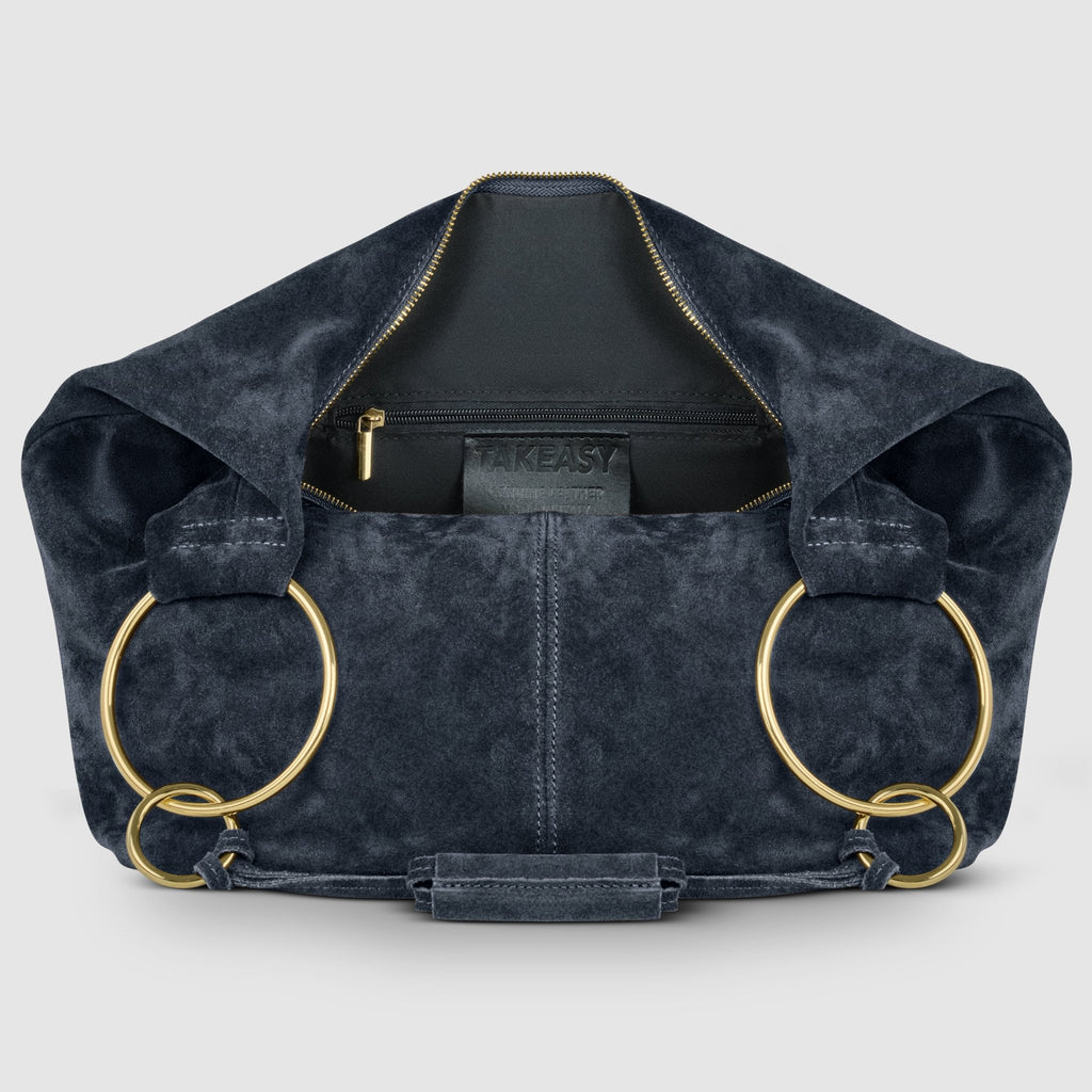 Italian Genuine Suede Hobo Bag 272510 - Che Cose Belle