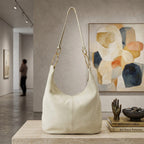 Italian Genuine Suede Hobo Bag 272510 - Che Cose Belle