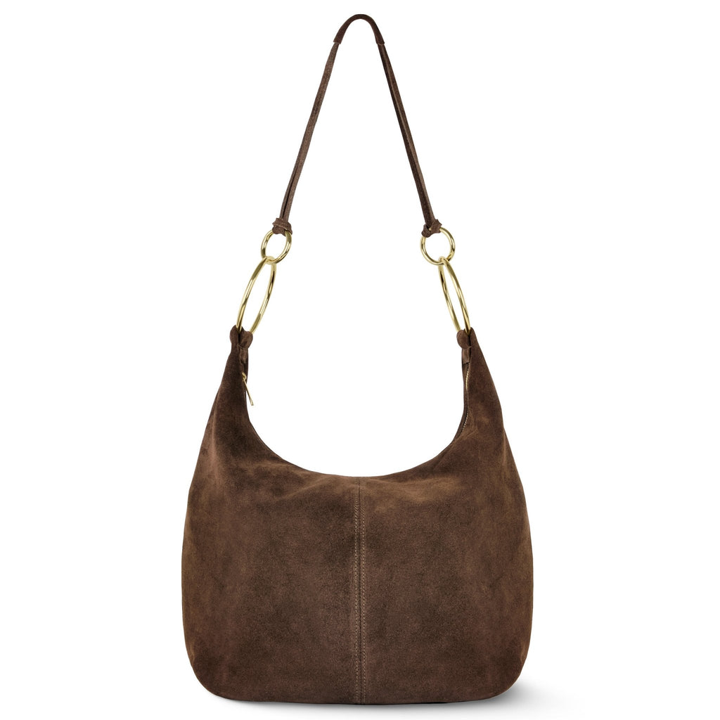Italian Genuine Suede Hobo Bag 272510 - Che Cose Belle