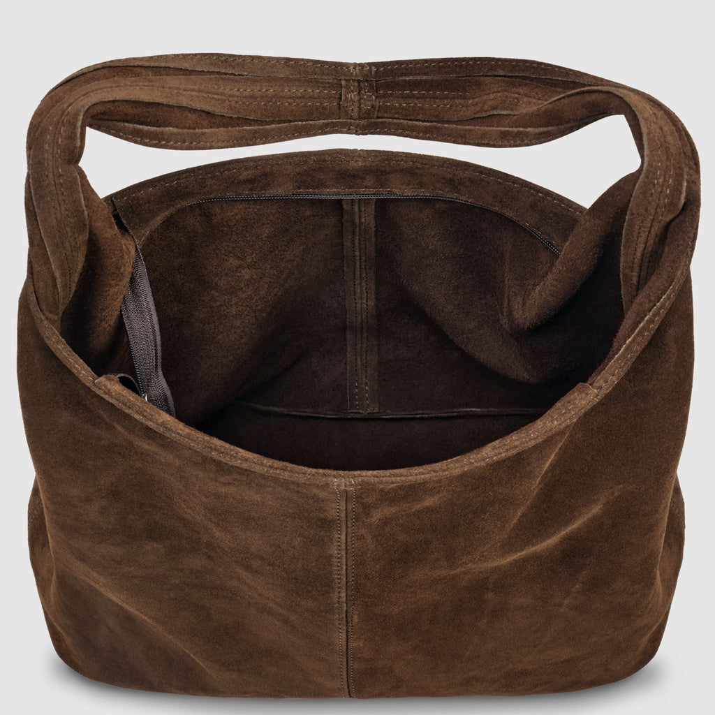 Italian Genuine Suede Hobo Bag | Palermo - Che Cose Belle