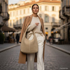 Italian Genuine Suede Hobo Bag | Palermo - Che Cose Belle