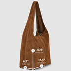 Italian Genuine Suede Hobo Bag | Palermo - Che Cose Belle