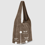 Italian Genuine Suede Hobo Bag | Palermo - Che Cose Belle
