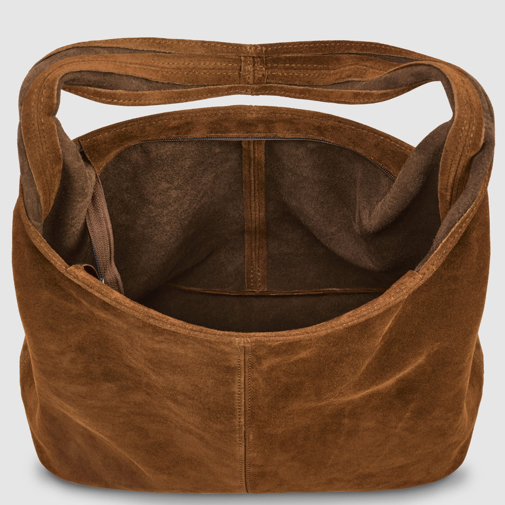 Italian Genuine Suede Hobo Bag | Palermo - Che Cose Belle