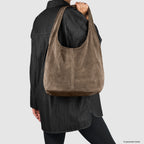 Italian Genuine Suede Hobo Bag | Palermo - Che Cose Belle