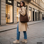 Italian Genuine Suede Hobo Bag | Palermo - Che Cose Belle