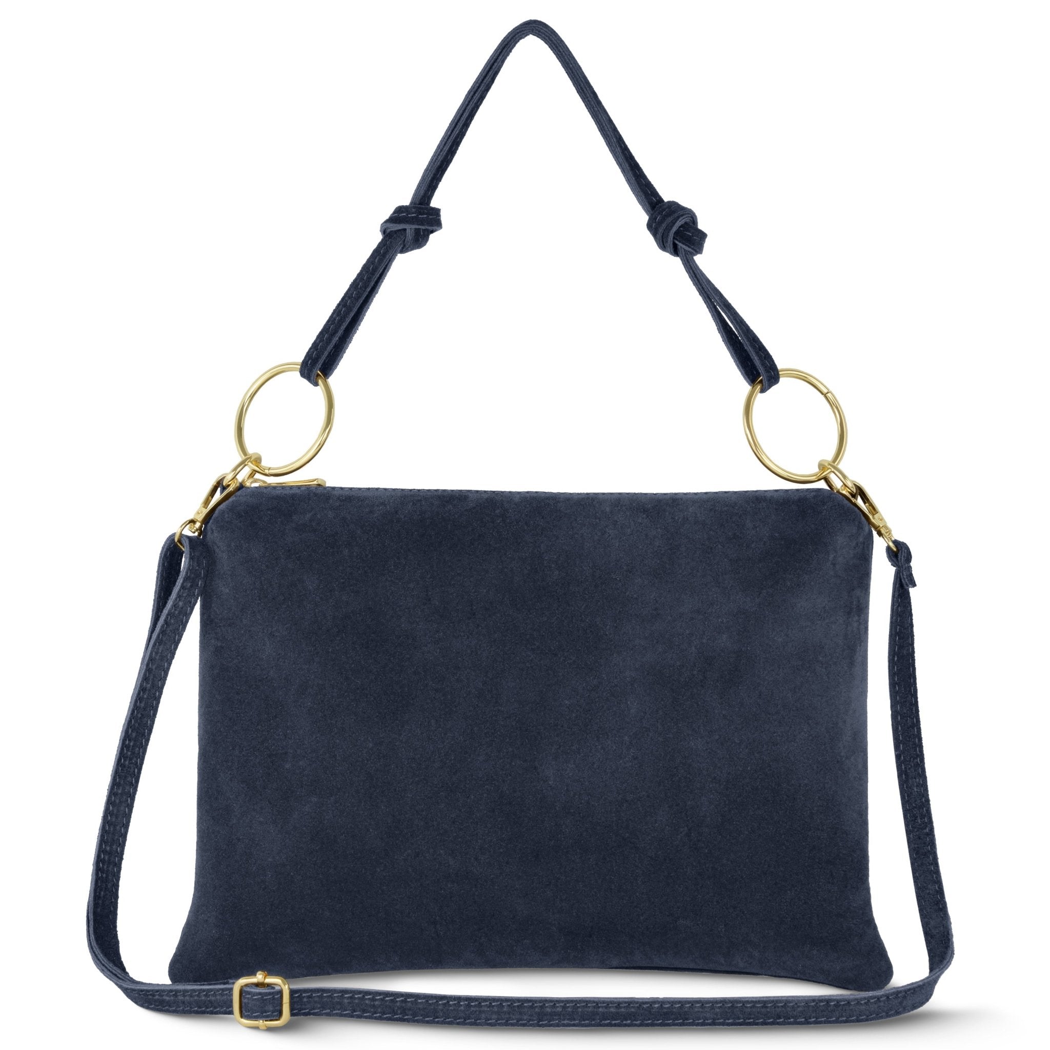Italian Genuine Suede Shoulder Bag 171551 - Che Cose Belle