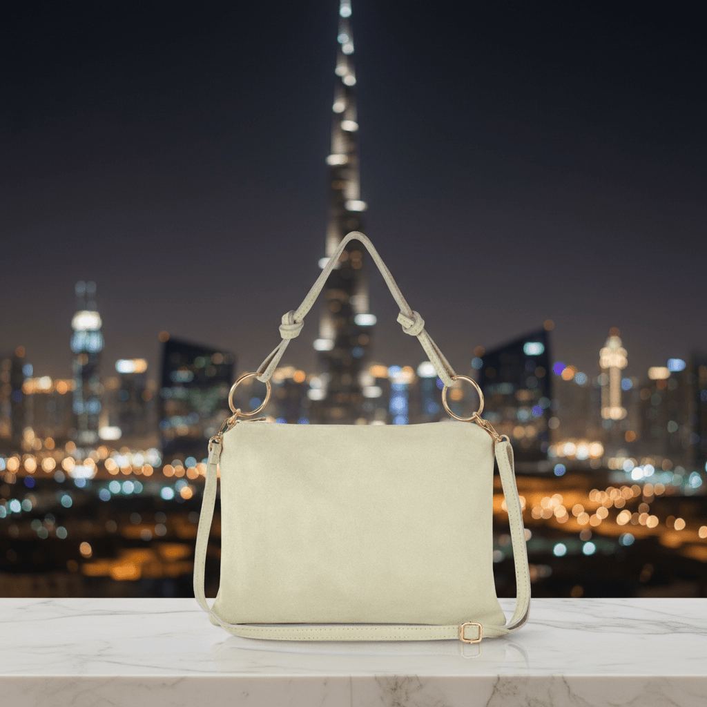 Italian Genuine Suede Shoulder Bag 171551 - Che Cose Belle