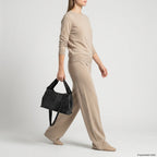 Italian Genuine Suede Shoulder Bag 312940 - Che Cose Belle