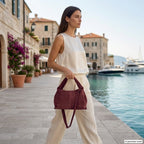 Italian Genuine Suede Shoulder Bag 312940 - Che Cose Belle