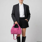 Italian Genuine Suede Shoulder Bag 312940 - Che Cose Belle