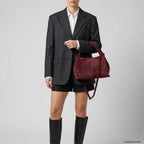 Italian Genuine Suede Shoulder Bag 312940 - Che Cose Belle