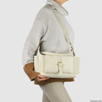 Italian Genuine Suede Shoulder Bag 323040 - Che Cose Belle