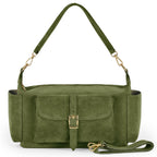 Italian Genuine Suede Shoulder Bag 323040 - Che Cose Belle