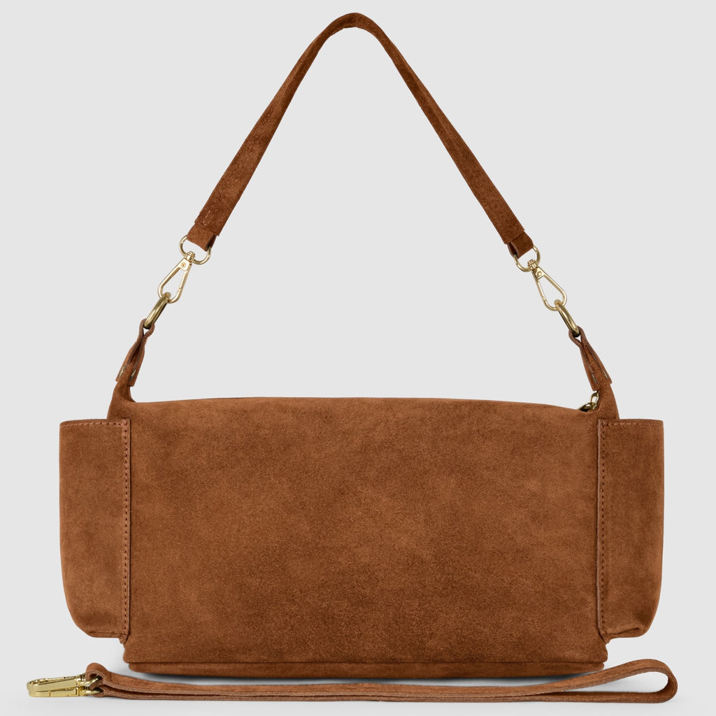 Italian Genuine Suede Shoulder Bag 323040 - Che Cose Belle