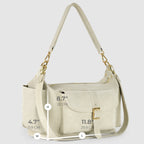 Italian Genuine Suede Shoulder Bag 323040 - Che Cose Belle