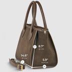Italian Genuine Suede Top - Handle Bag 292711 - Che Cose Belle