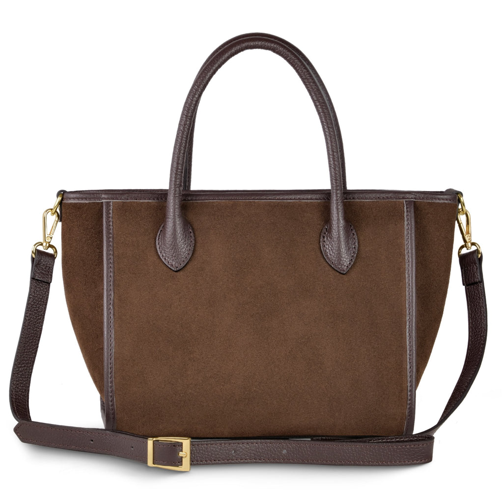 Italian Genuine Suede Top - Handle Bag 292711 - Che Cose Belle
