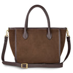 Italian Genuine Suede Top - Handle Bag 292711 - Che Cose Belle