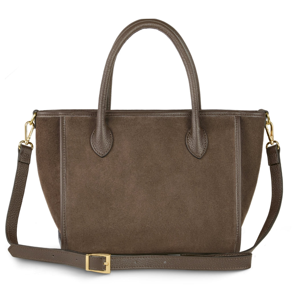 Italian Genuine Suede Top - Handle Bag 292711 - Che Cose Belle