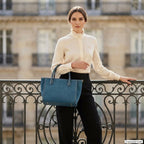 Italian Genuine Suede Top-Handle Bag 292711 - Che Cose Belle