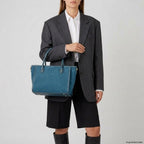Italian Genuine Suede Top-Handle Bag 292711 - Che Cose Belle