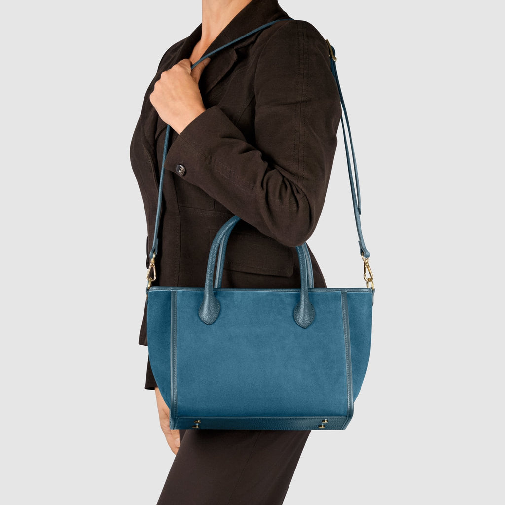 Italian Genuine Suede Top - Handle Bag 292711 - Che Cose Belle