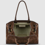 Italian Genuine Suede Top - Handle Bag 413912 - Che Cose Belle