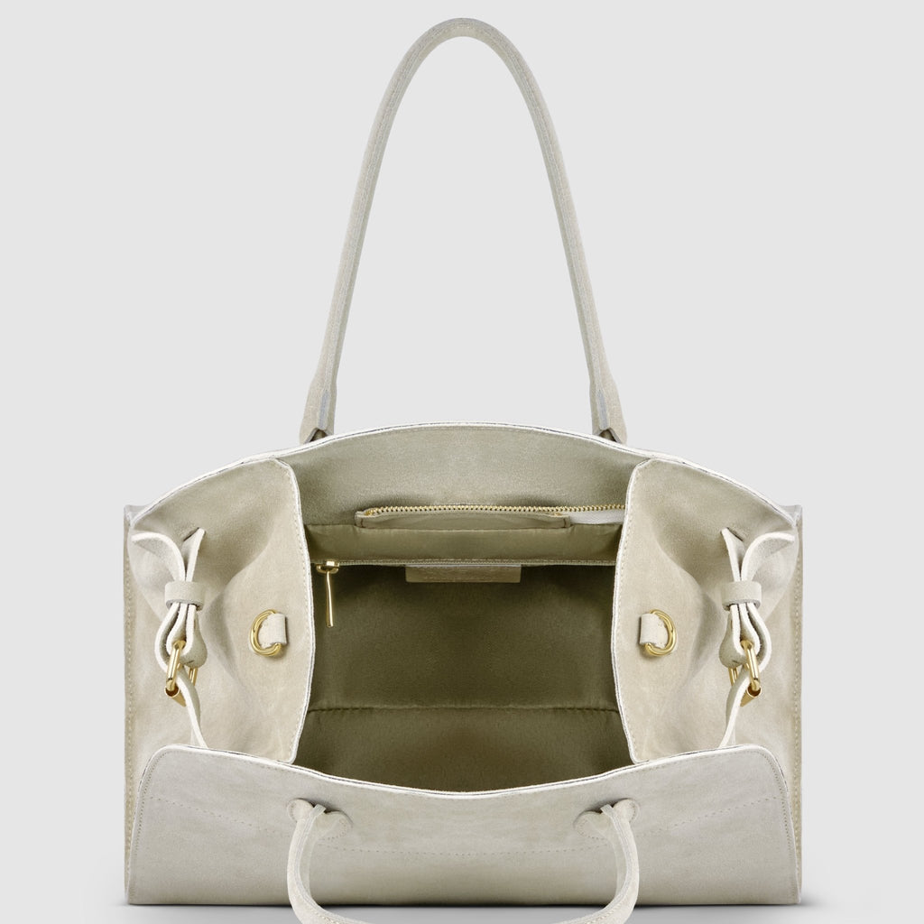 Italian Genuine Suede Top - Handle Bag 413912 - Che Cose Belle