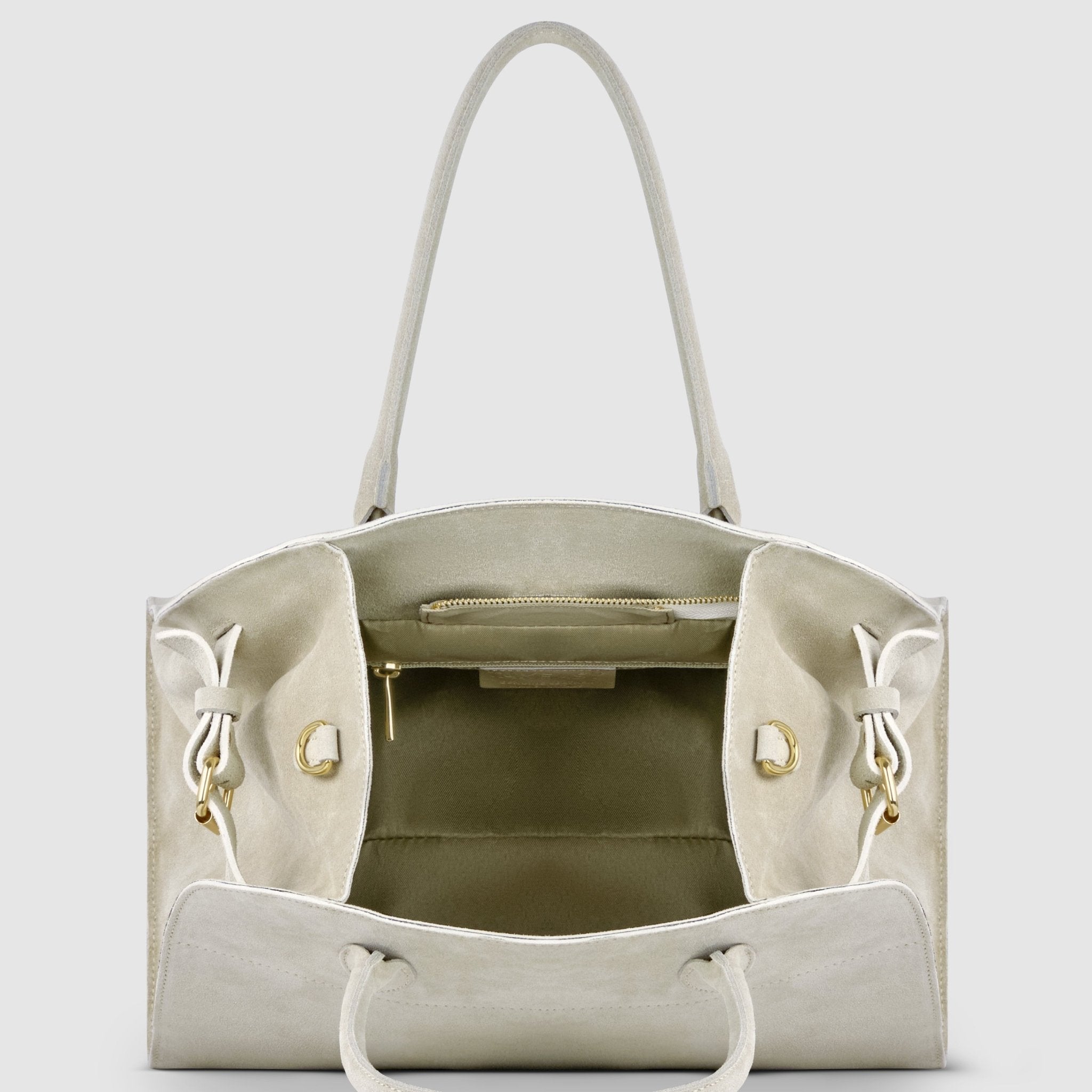 Italian Genuine Suede Top - Handle Bag 413912 - Che Cose Belle
