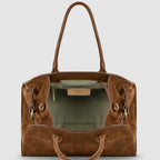 Italian Genuine Suede Top - Handle Bag 413912 - Che Cose Belle