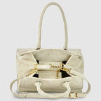 Italian Genuine Suede Top-Handle Bag | Novara - Che Cose Belle