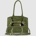 Italian Genuine Suede Top-Handle Bag | Novara - Che Cose Belle