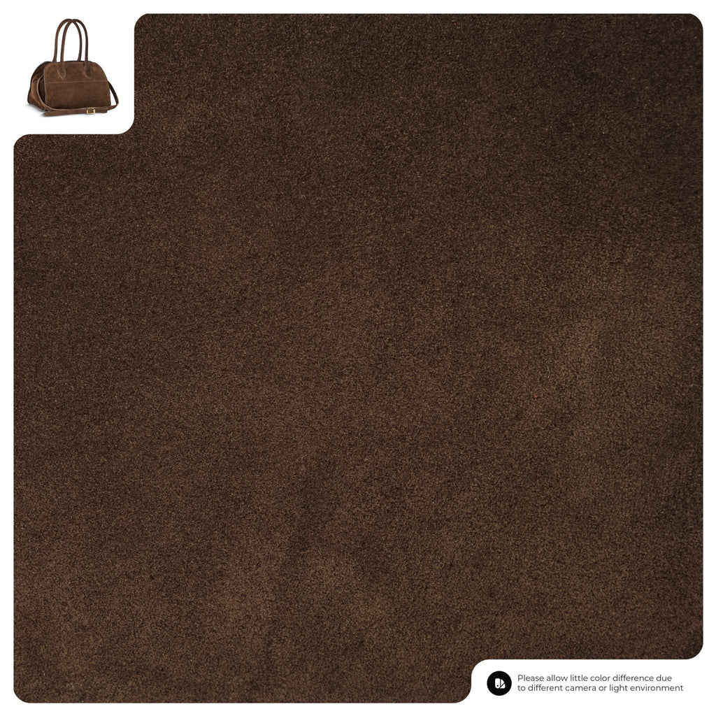 Italian Genuine Suede Top-Handle Bag | Novara - Che Cose Belle