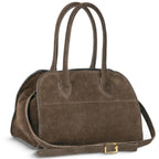 Italian Genuine Suede Top-Handle Bag | Novara - Che Cose Belle