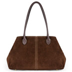 Italian Genuine Suede Tote Bag 242235 - Che Cose Belle